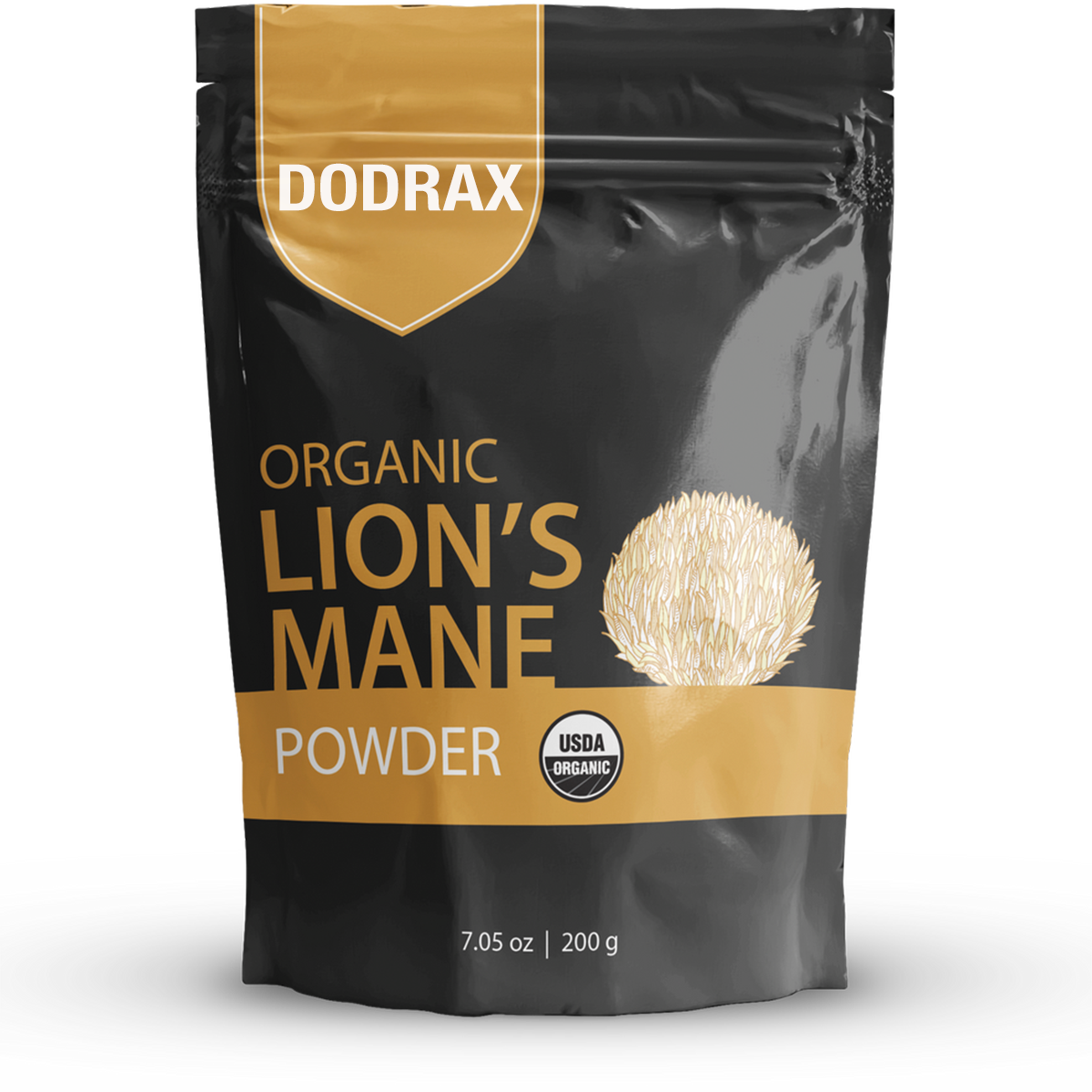 Dodrax® Organic Lion's Mane Mushroom Powder