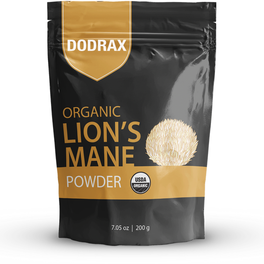 Dodrax® Organic Lion's Mane Mushroom Powder™