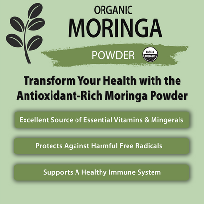 Dodrax® Organic Moringa Leaf Powder (10.58 oz)™