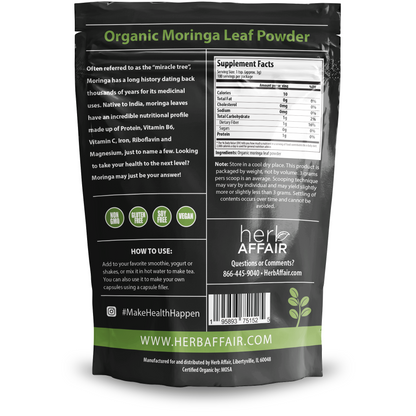 Dodrax® Organic Moringa Leaf Powder (10.58 oz)™