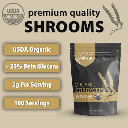 Dodrax® Organic Cordyceps Mushroom Powder (7.05 oz)™